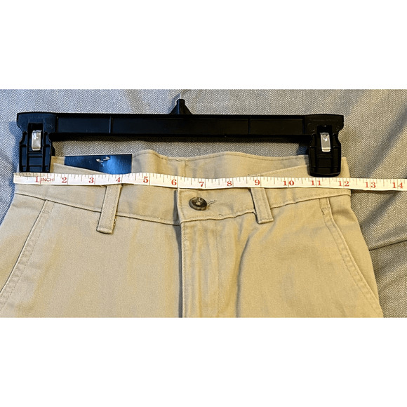 NWT Chaps Approved Schoolwear Flat Front Khaki Pants Regular 10 New - Picture 8 of 8
